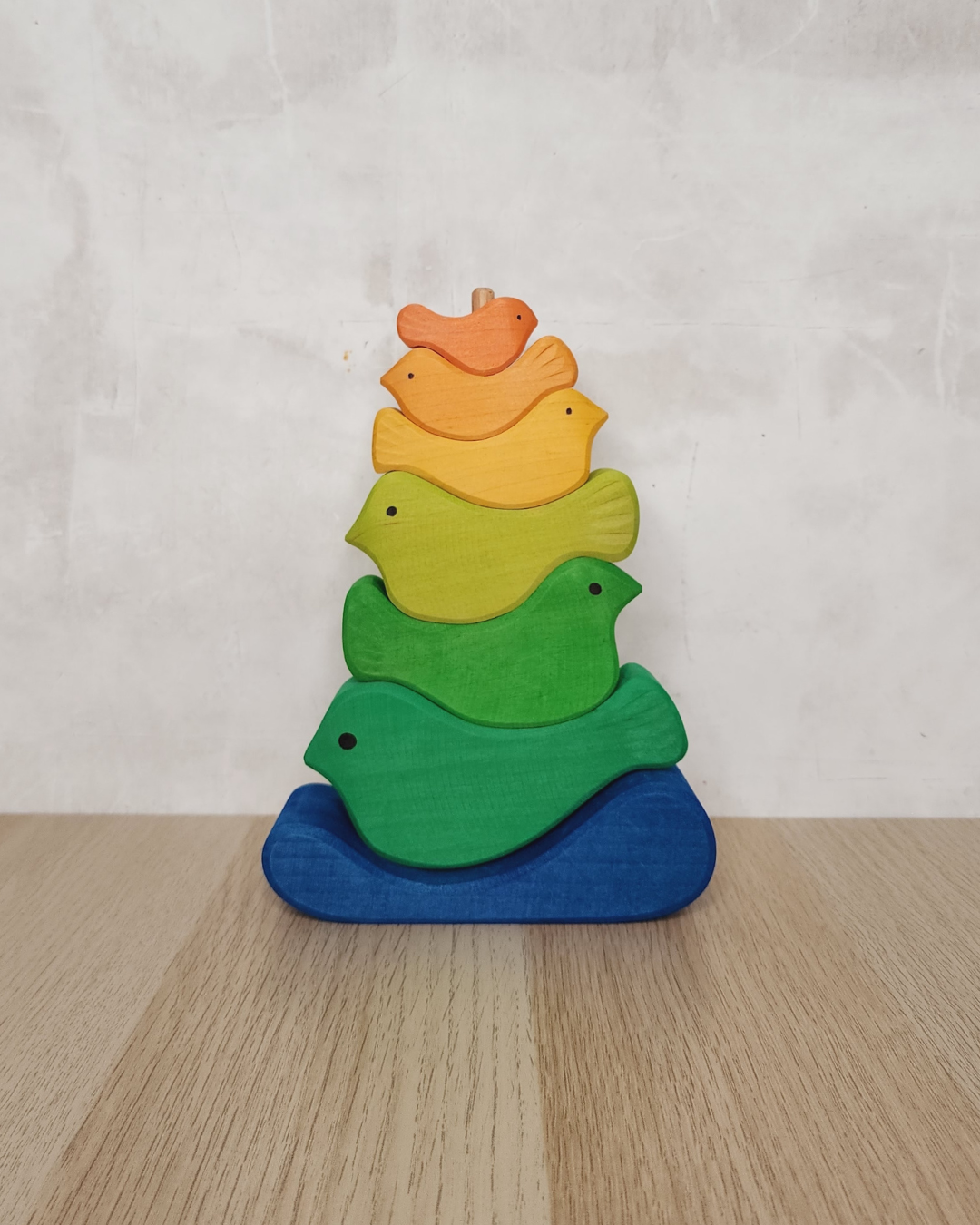 Gluckskafer Wooden Bird Stacker (7pc)