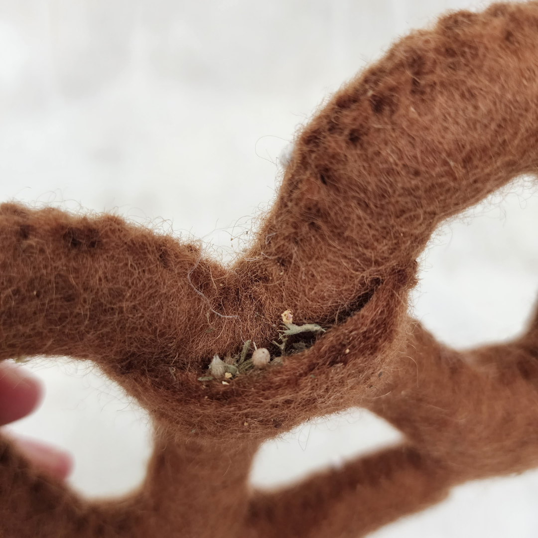 Felt Pretzel Catnip Toy (for your feline furbaby)