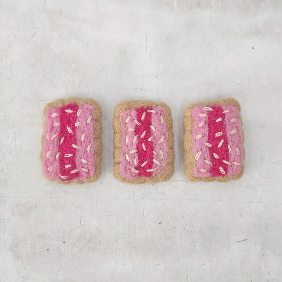 Felt Biscuits - Iced Vovo (Set of 3)