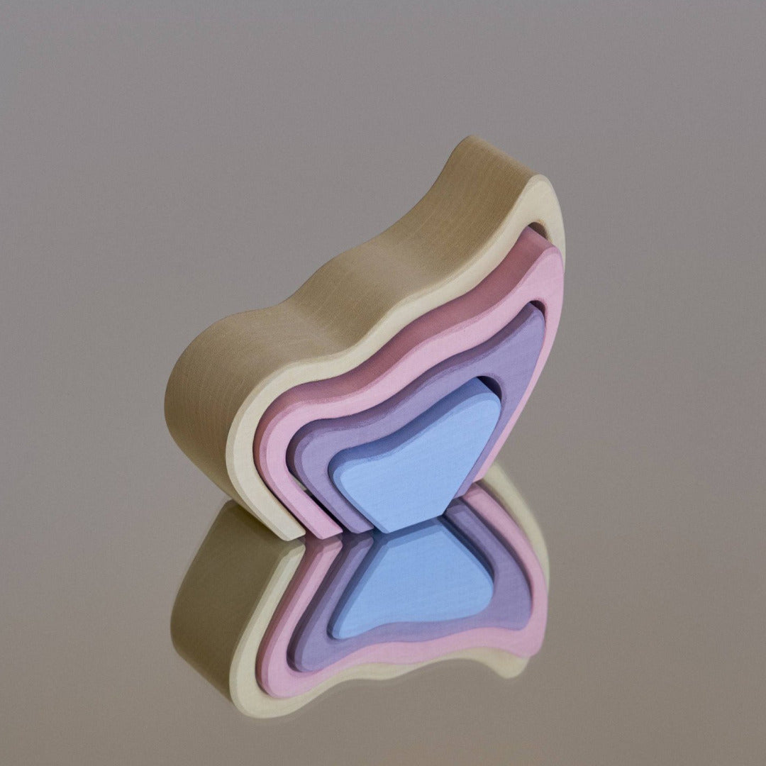 Arch Stacker - Pastel Butterfly Wing