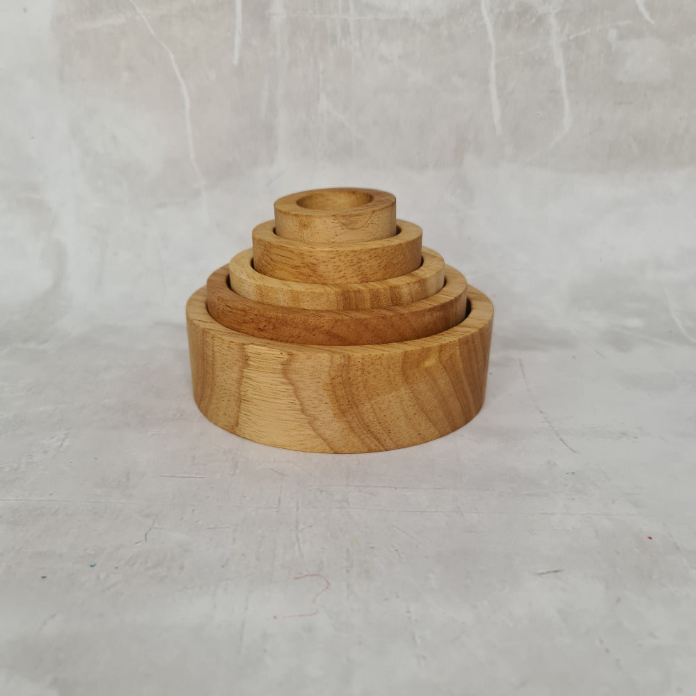 Nesting and Stacking Bowls - Natural