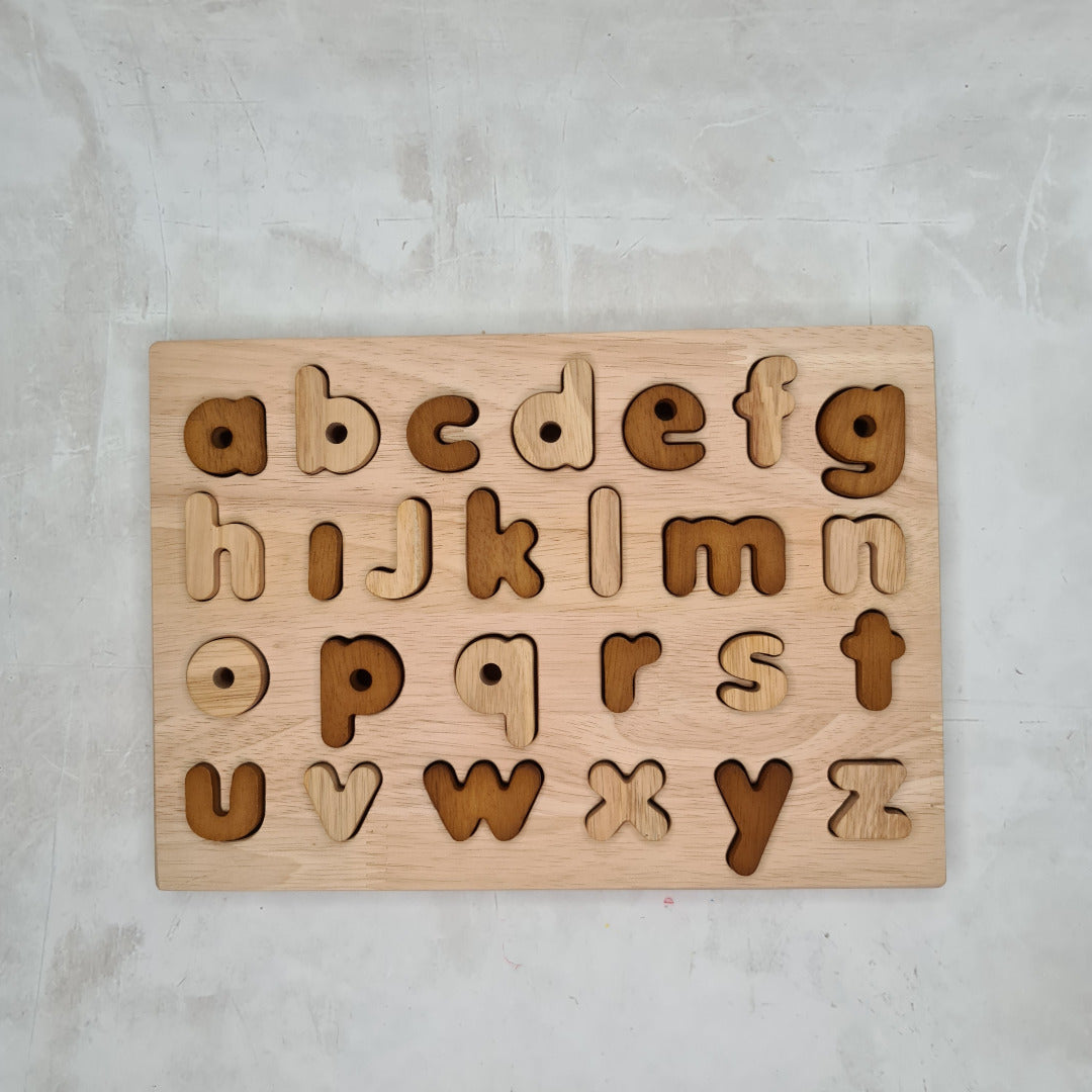 Natural Alphabet Puzzle - Lowercase