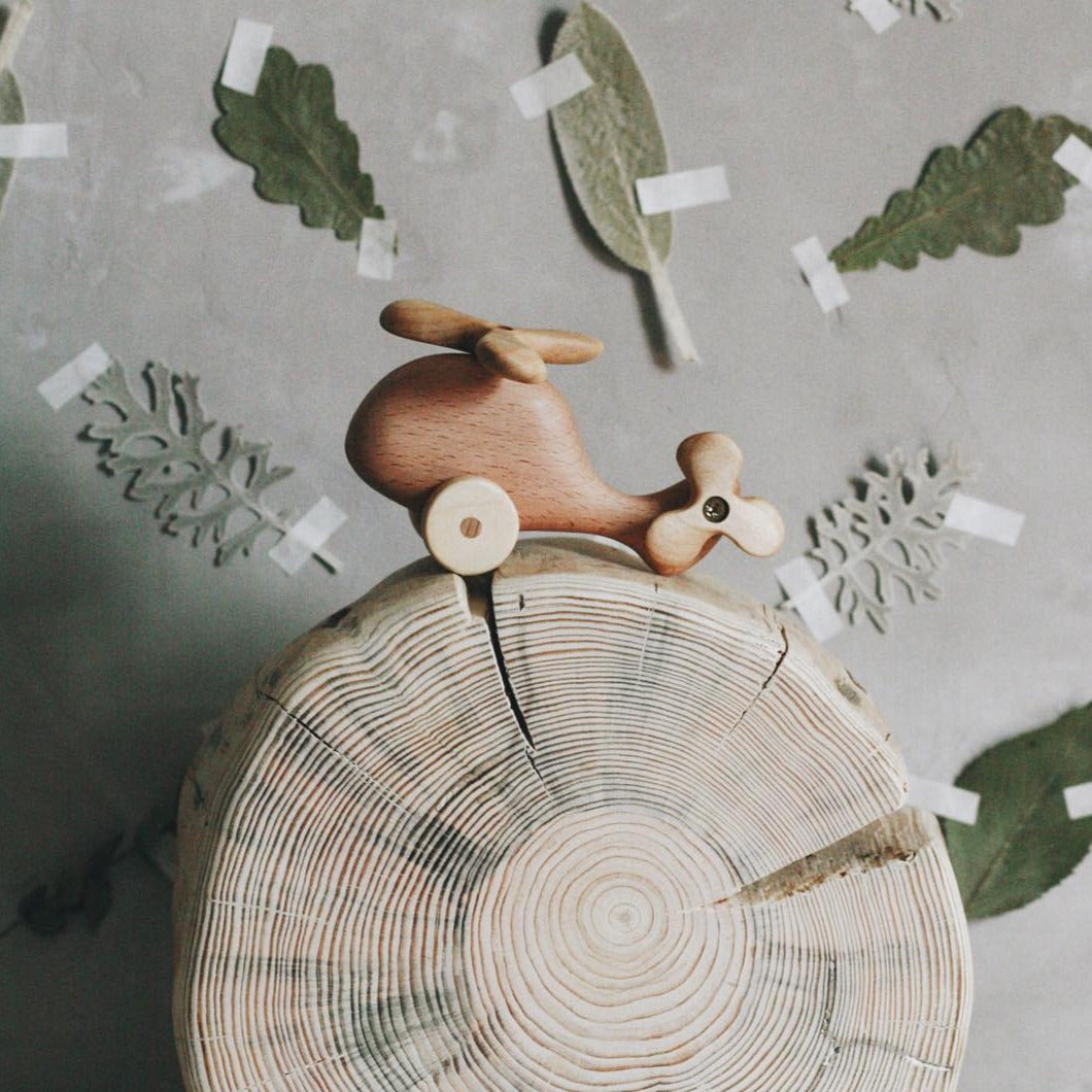 Wooden Helicopter