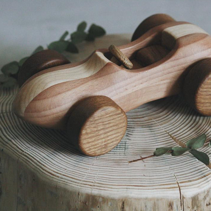 Wooden Race Car - Large