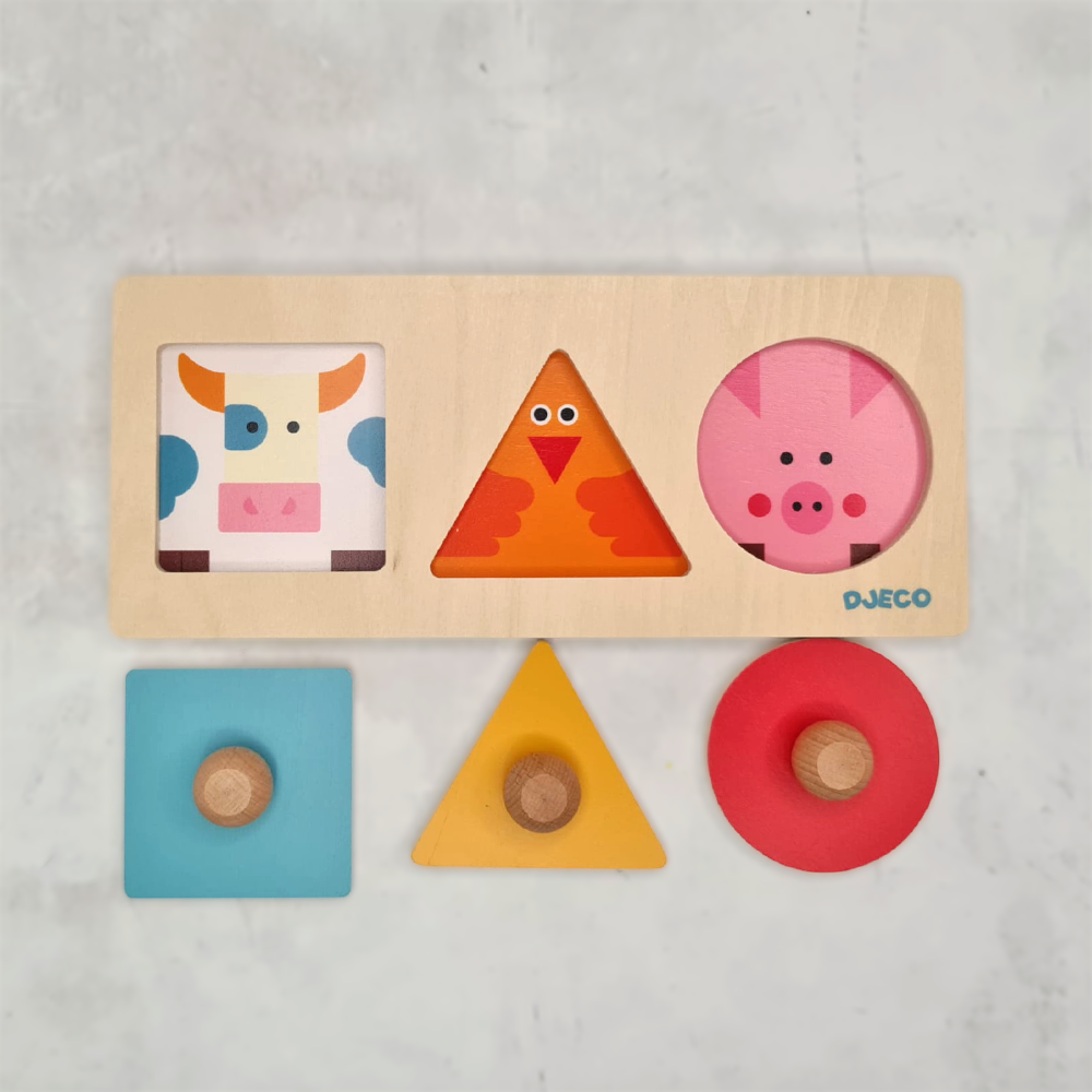 Djeco FormaBasic Wooden Puzzle