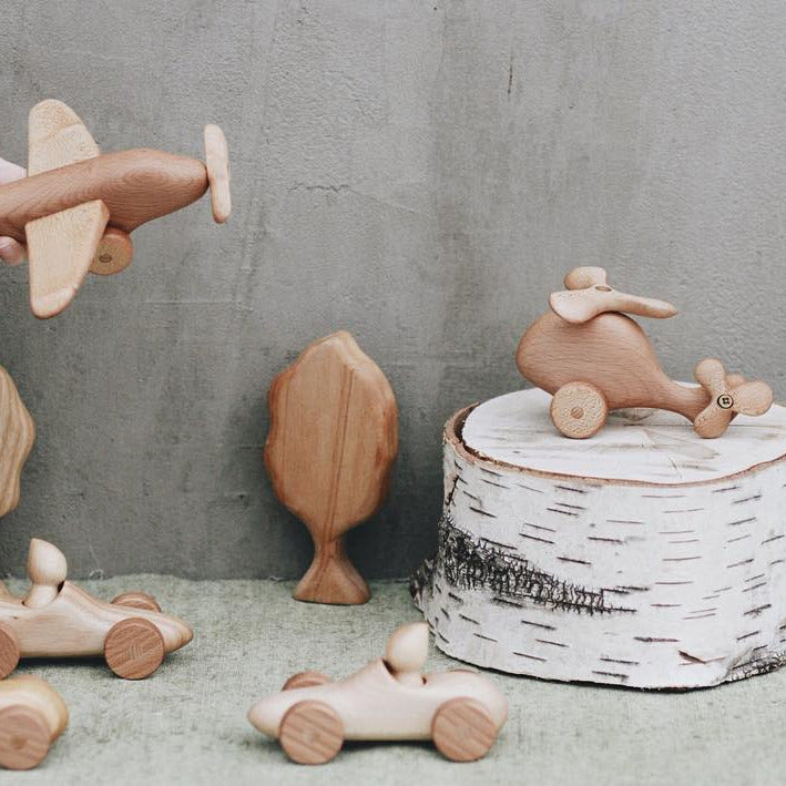 Wooden Helicopter