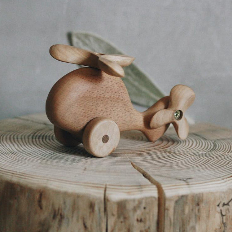 Wooden Helicopter