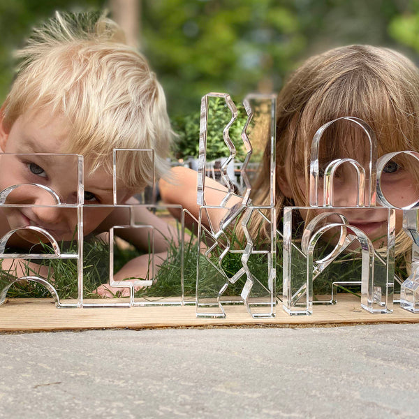 Tickit Education Crystal Block Set - Clear