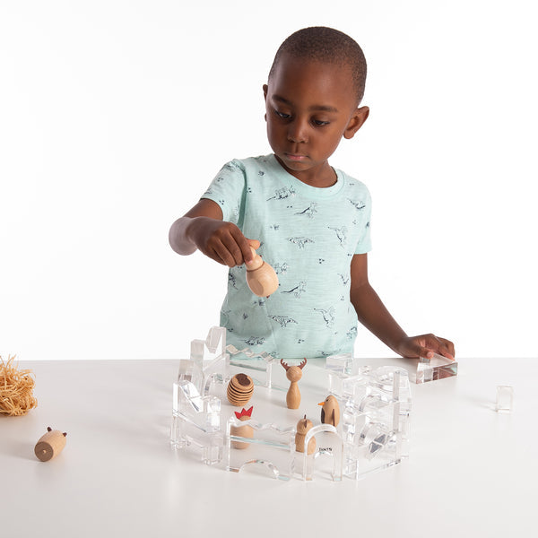 Tickit Education Crystal Block Set - Clear