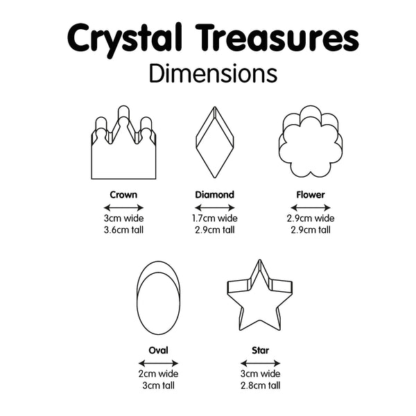Tickit Education Crystal Treasures - Clear