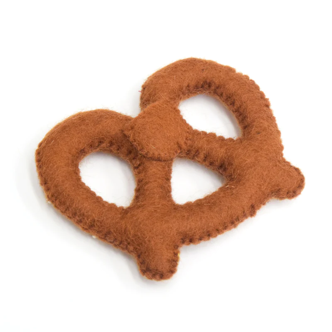 Felt Pretzel Catnip Toy (for your feline furbaby)