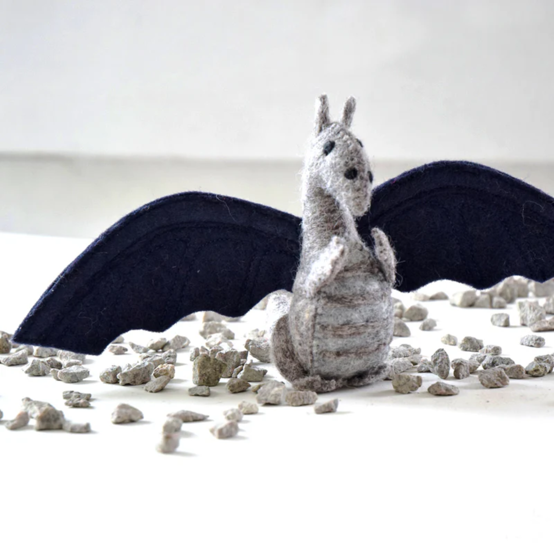 Felt Toy - Dragon Navy Blue