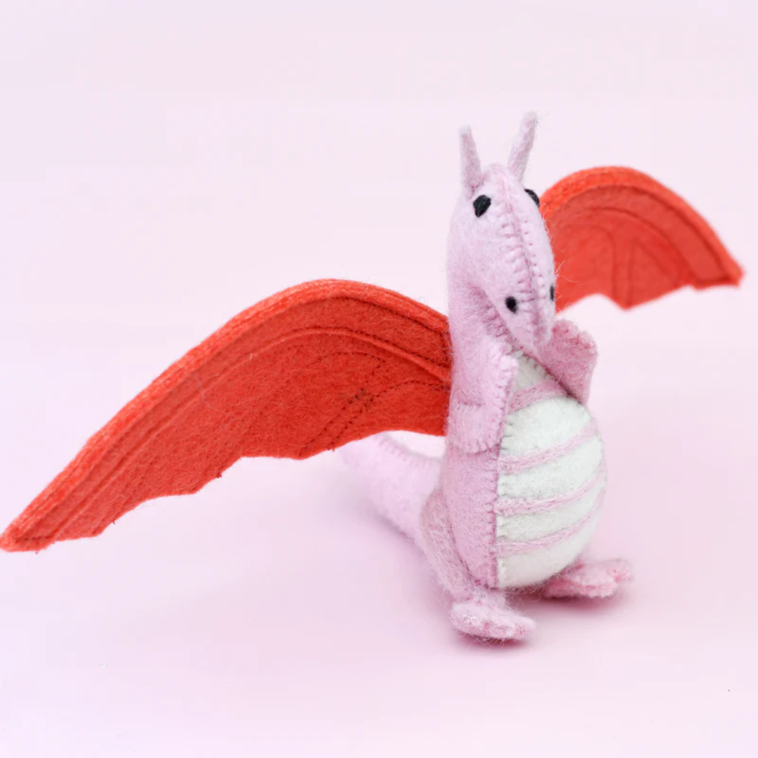Felt Toy - Dragon Pink