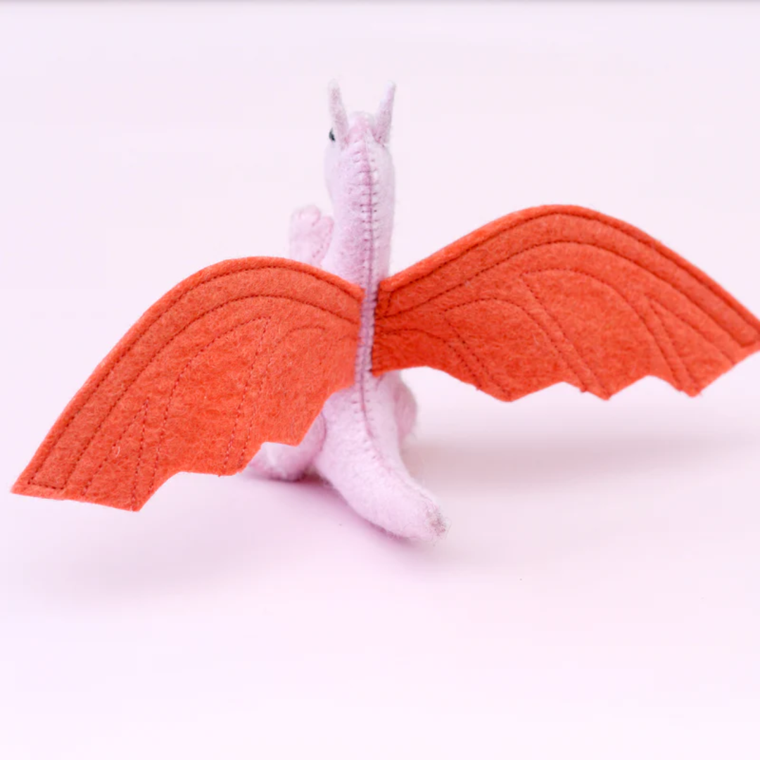 Felt Toy - Dragon Pink