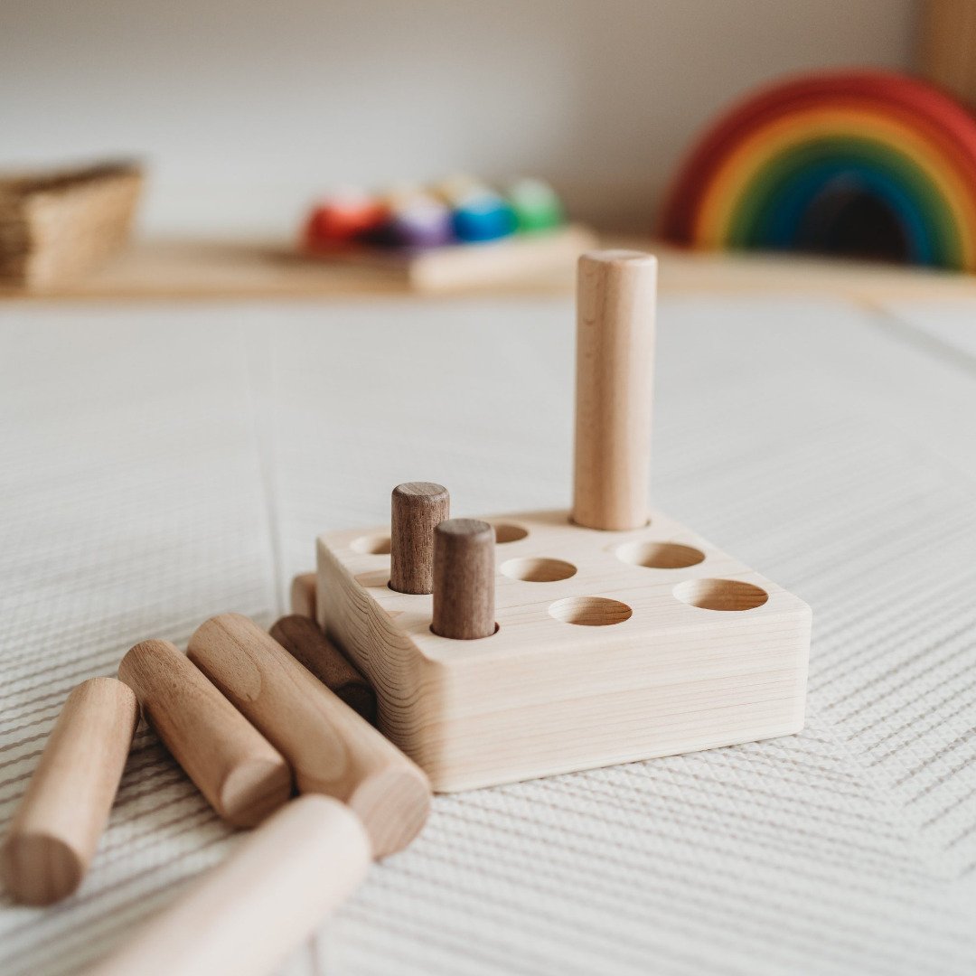 Size Discrimination 9 Pole Puzzle