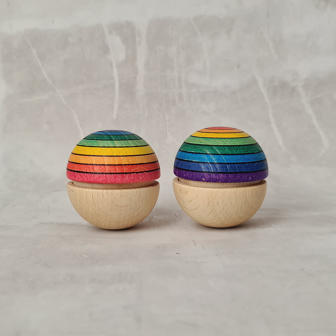 Mader Roly Poly Wiggle Ball Rainbow