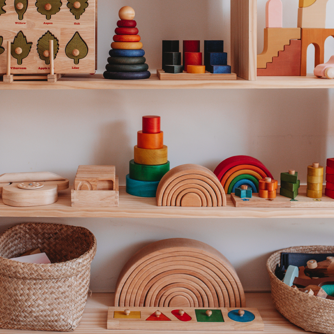 Nesting and Stacking Bowls - Rainbow