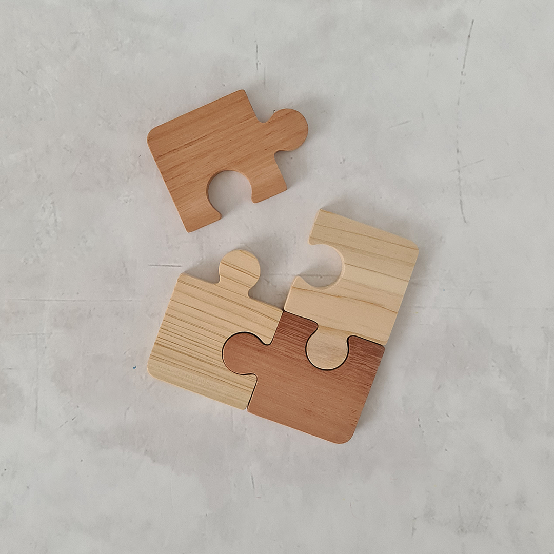Wooden Contrast Puzzle