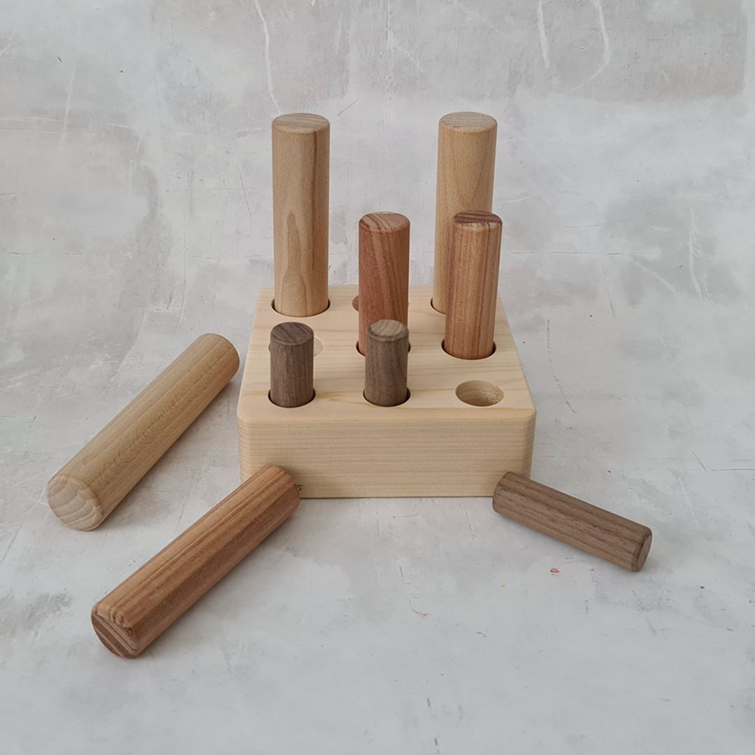 Size Discrimination 9 Pole Puzzle