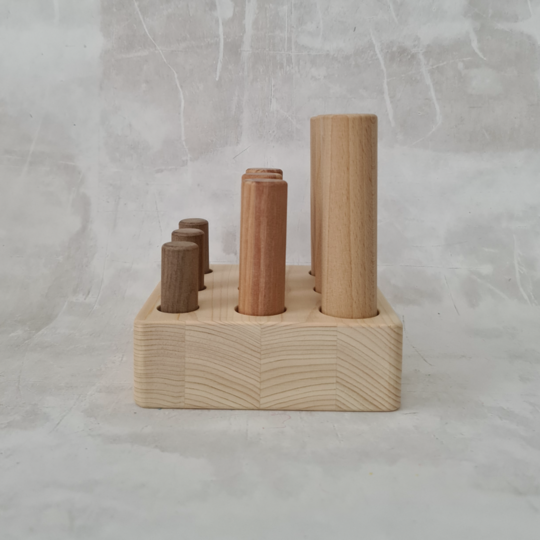 Size Discrimination 9 Pole Puzzle