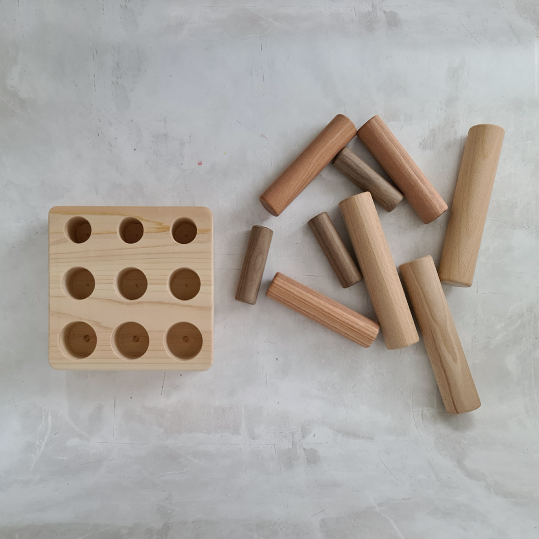 Size Discrimination 9 Pole Puzzle