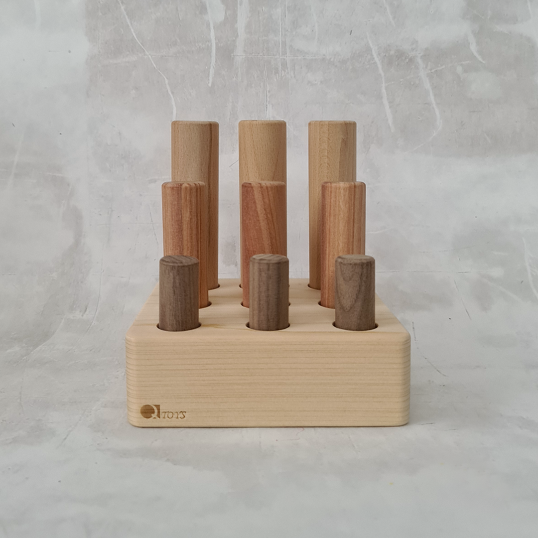 Size Discrimination 9 Pole Puzzle