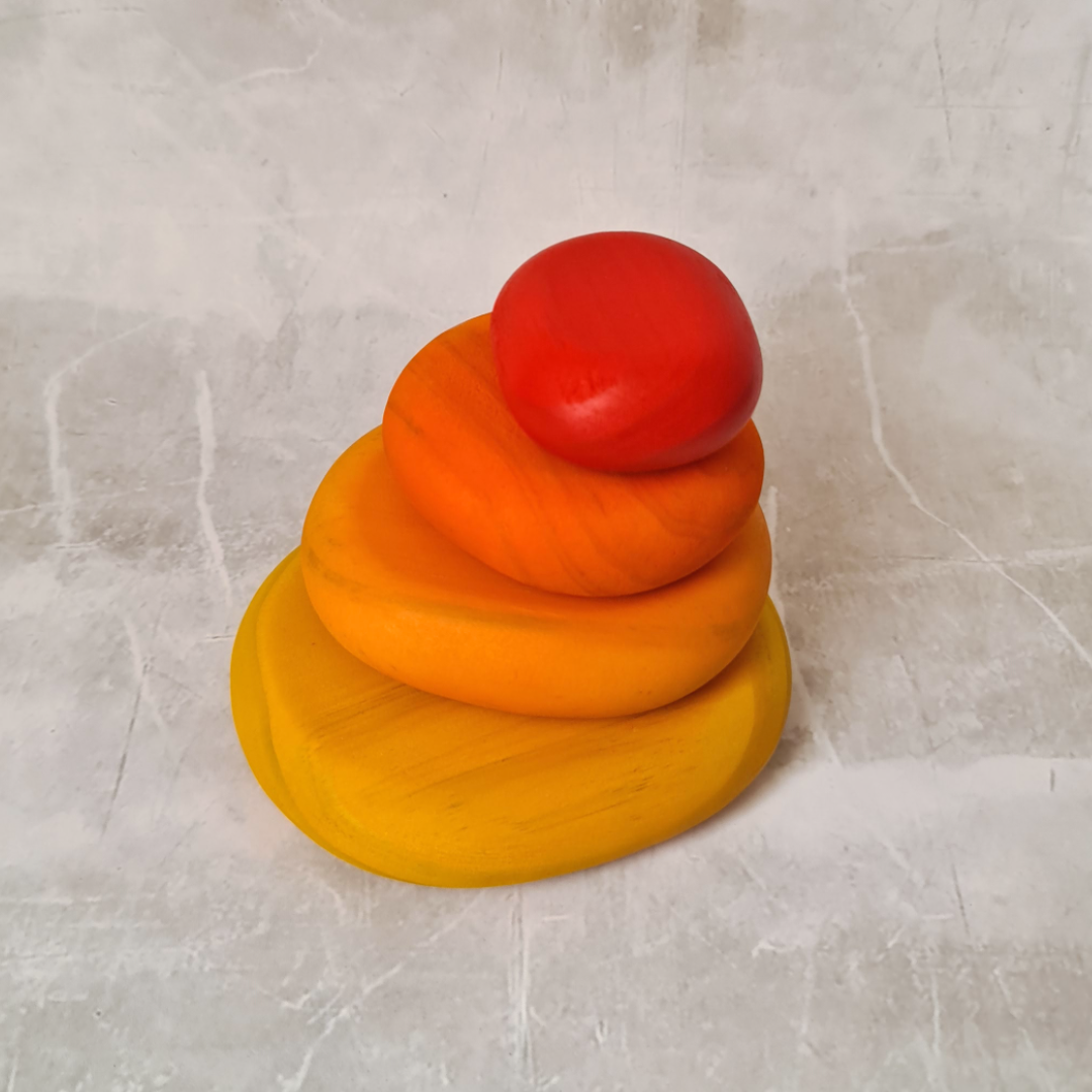 Stacking Pebbles - Fire