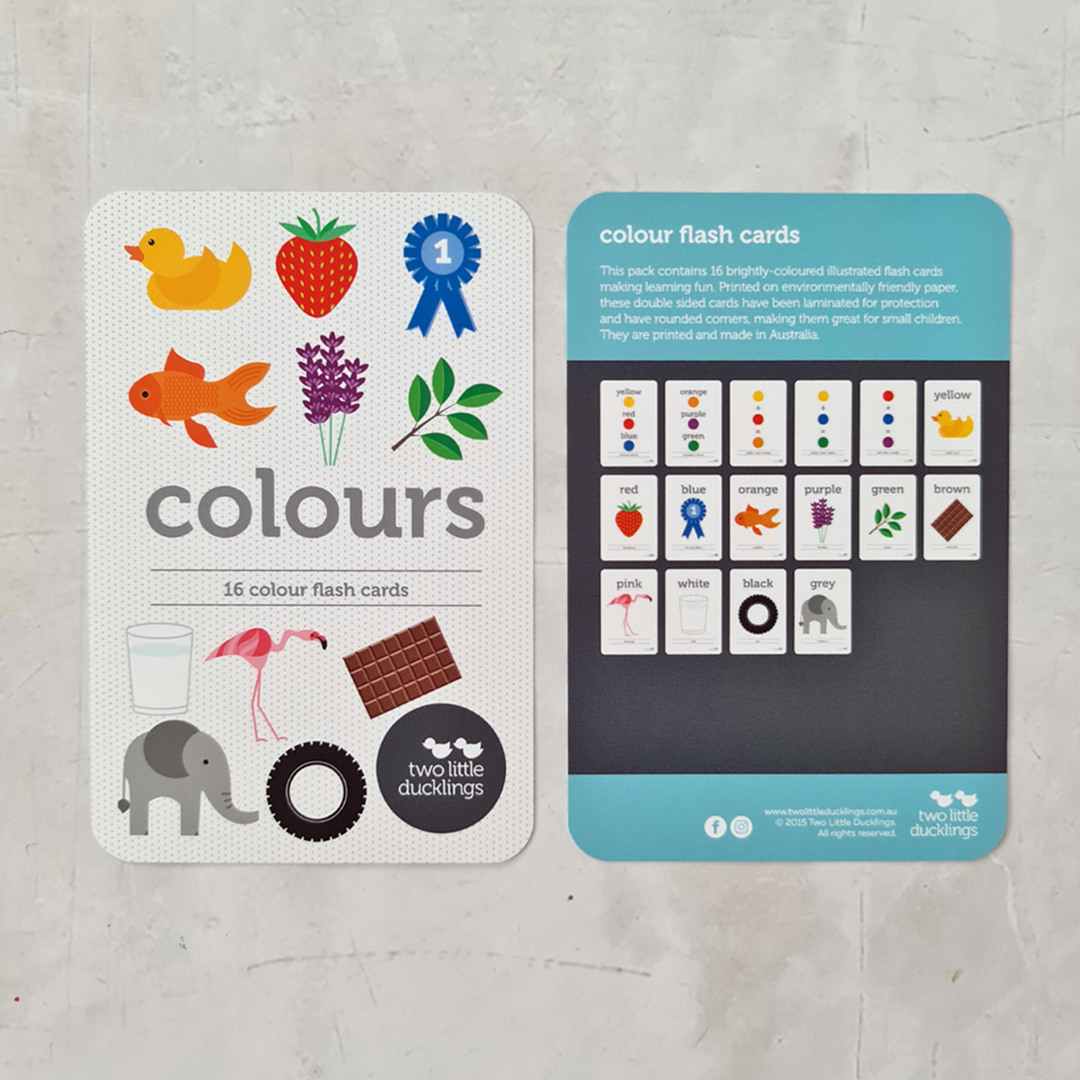 Flash Cards - Colours