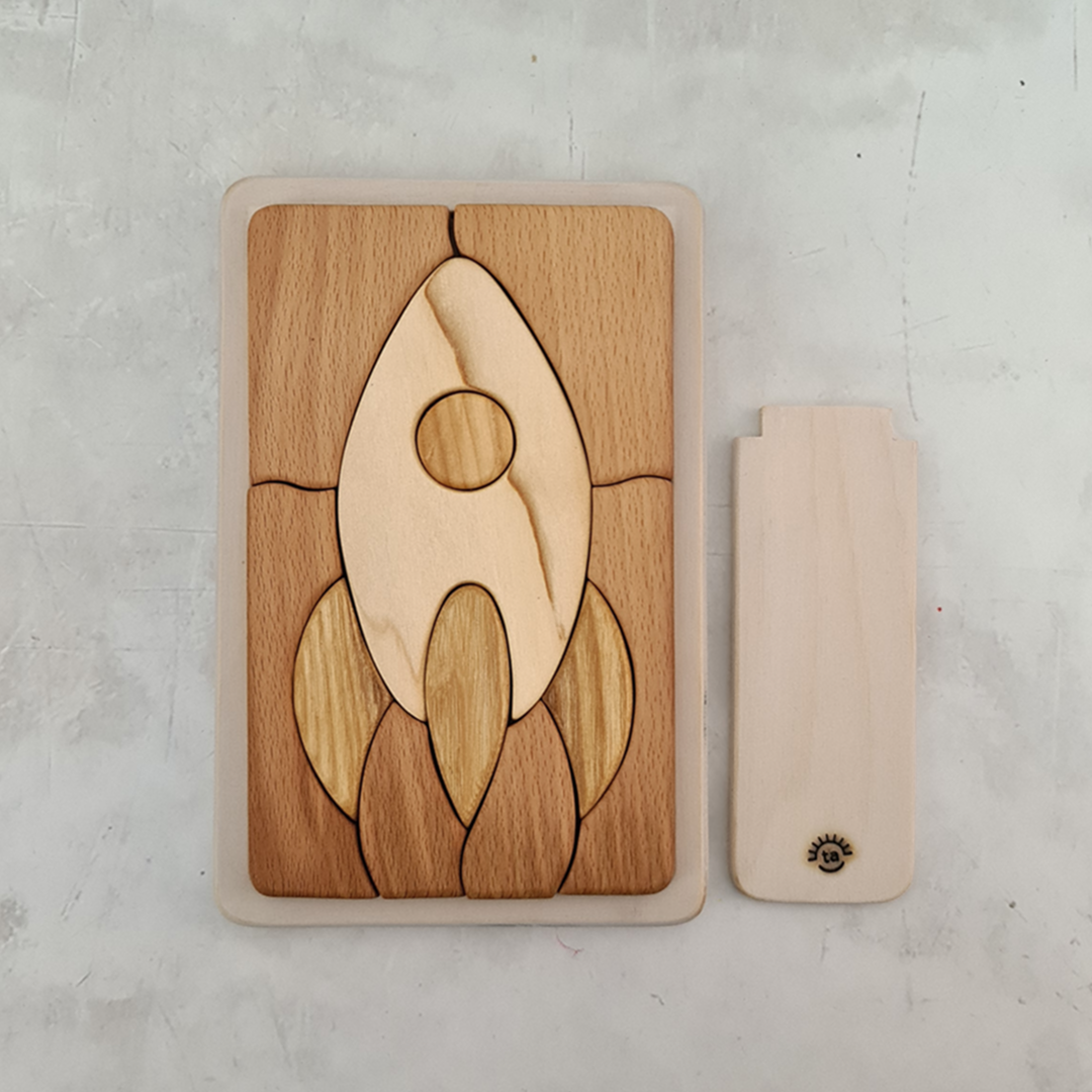 Mosaic Puzzle - Rocket