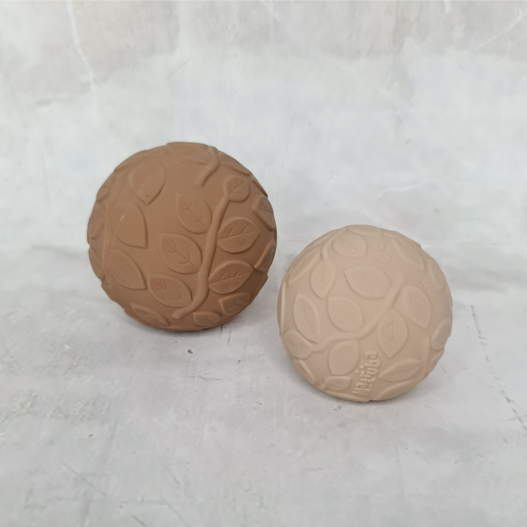 Leaf Sensory Balls - Brown