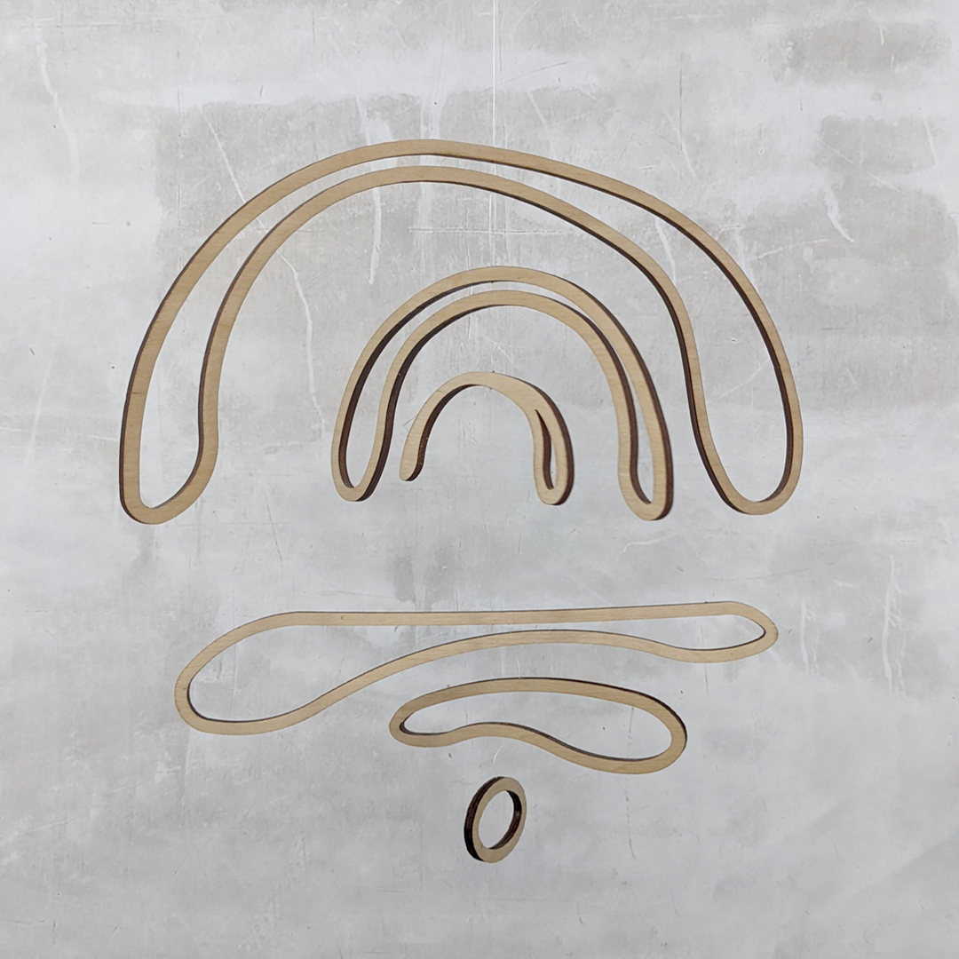 Hanging Mobile - Zen Contour Ash Tree