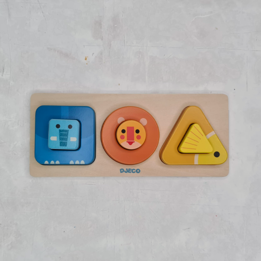 Djeco VoluBasic Wooden Puzzle