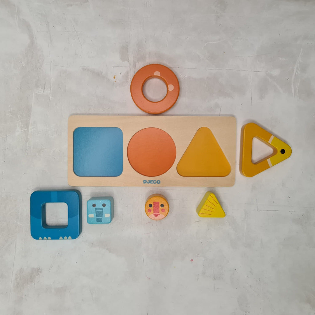 Djeco VoluBasic Wooden Puzzle