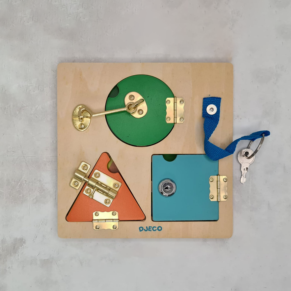 Djeco LockBasic Wooden Puzzle