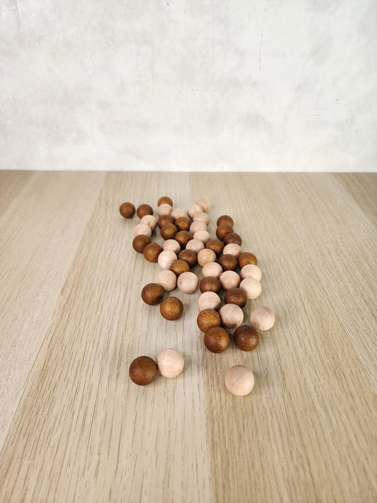 Two Tone Wooden Balls 20mm