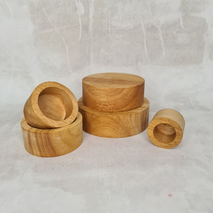 Nesting and Stacking Bowls - Natural