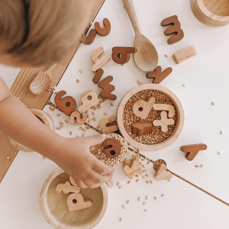 Nesting and Stacking Bowls - Natural