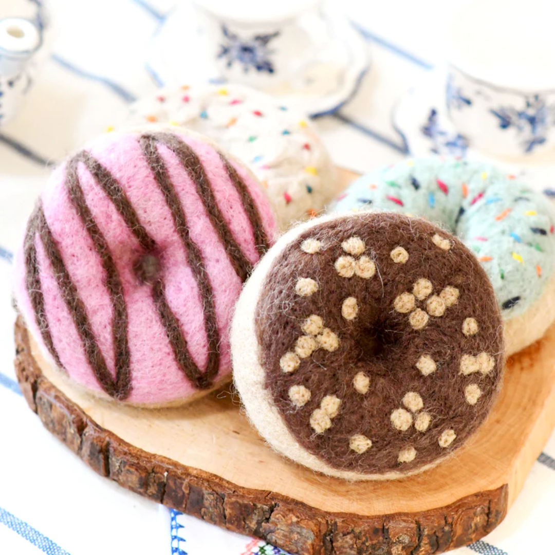 Felt Doughnuts - Iced (Set of 4)