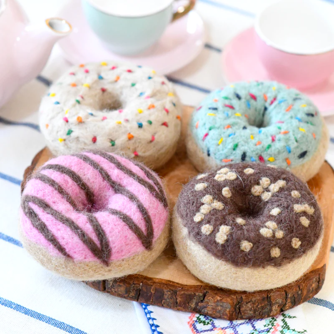 Felt Doughnuts - Iced (Set of 4)