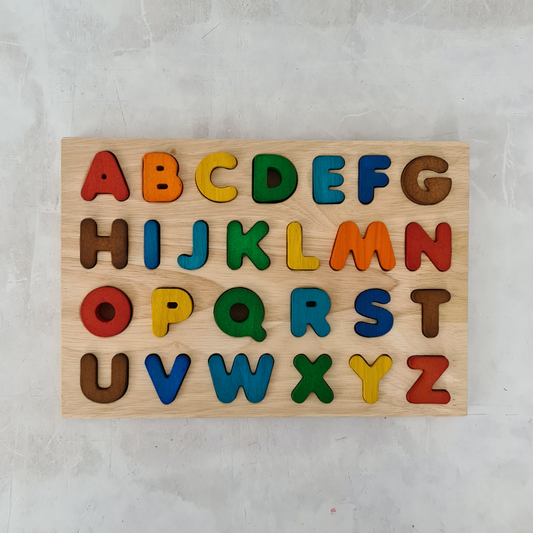 Rainbow Alphabet Puzzle - Capitals