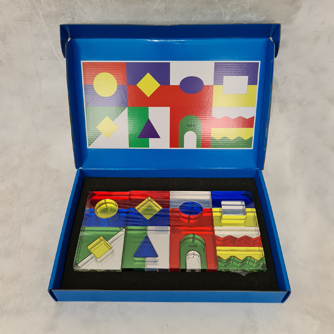 Tickit Education Crystal Block Set - Colour