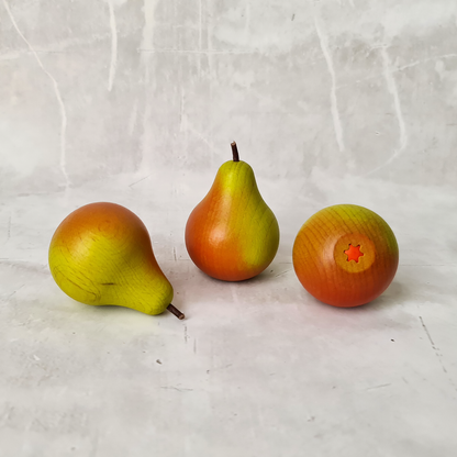 Erzi Pear - Green Red